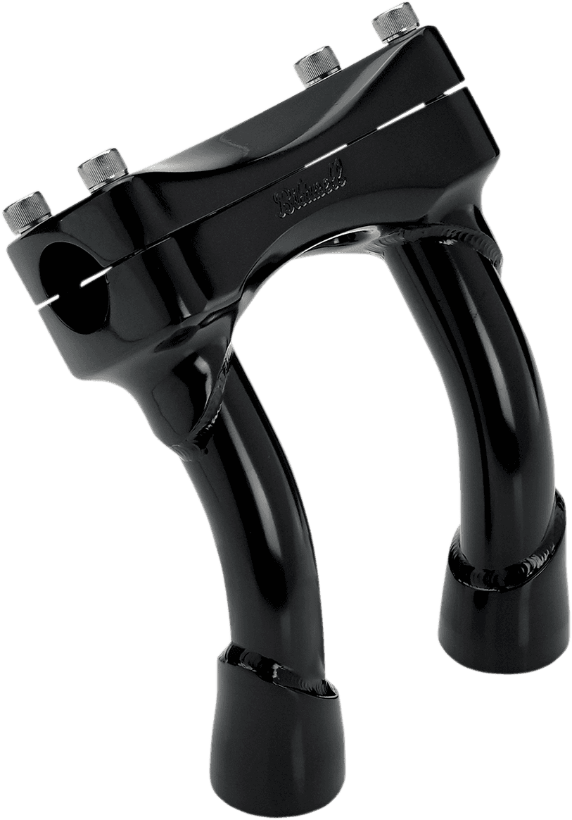 BILTWELL 0602-1065 Murdock Handlebar Risers - Pullback - 6" - Black