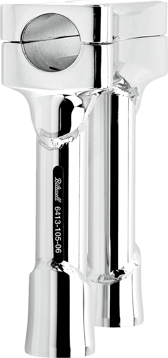 BILTWELL 0602-1111 Murdock O/S Risers - 6" - Chrome — image 5 of 5