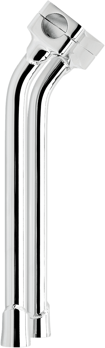 BILTWELL 0602-1129 Murdock O/S Risers - Pullback - 14" - Chrome — image 5 of 5