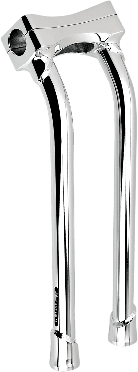 BILTWELL 0602-1129 Murdock O/S Risers - Pullback - 14" - Chrome — image 1 of 5