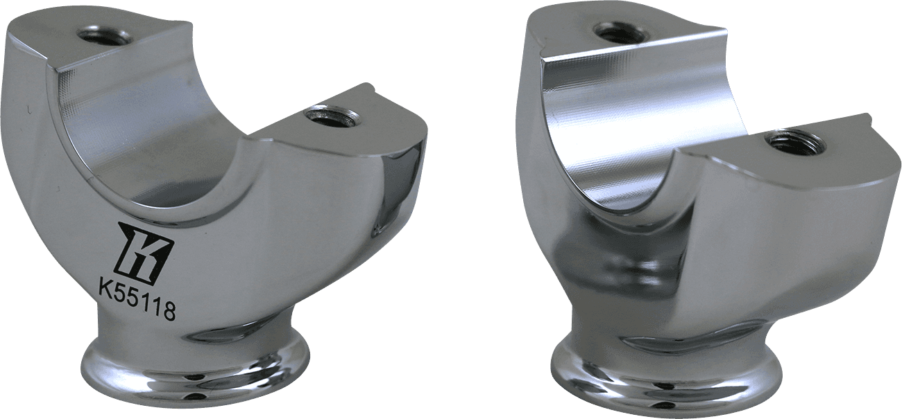 KODLIN USA 0602-1153 Lower Risers - Chrome