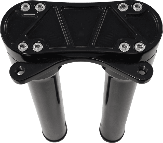ACCUTRONIX 0602-1197 Bandit Risers - Threaded - 12" - Gauge Mount - Black