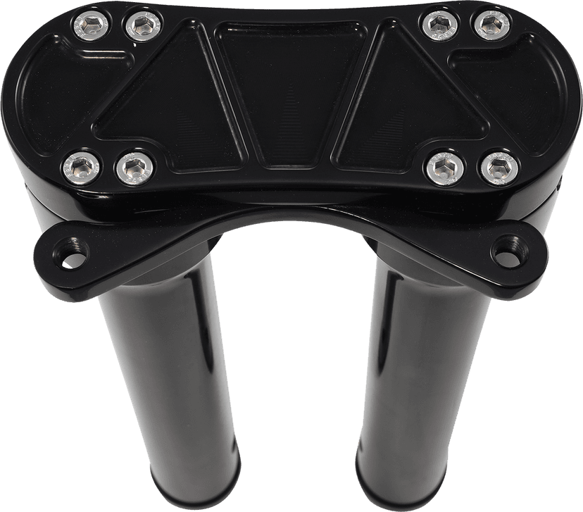 ACCUTRONIX 0602-1197 Bandit Risers - Threaded - 12" - Gauge Mount - Black