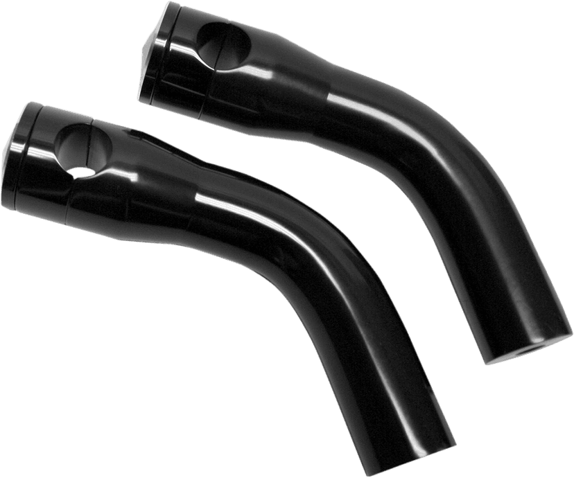 ACCUTRONIX 0602-1203 Elite Custom Billet Aluminum Risers - Pullback - 6" - Black