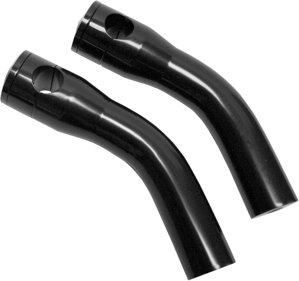 ACCUTRONIX 0602-1204 Elite Custom Billet Aluminum Risers - Pullback - 7" - Black