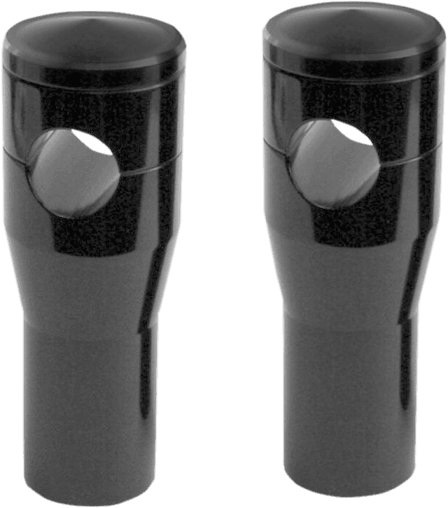 ACCUTRONIX 0602-1205 Elite Custom Billet Aluminum Risers - Springer - 4" - Black