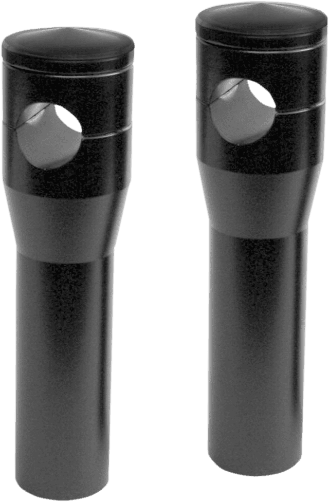 ACCUTRONIX 0602-1206 Elite Custom Billet Aluminum Risers - Springer - 6" - Black
