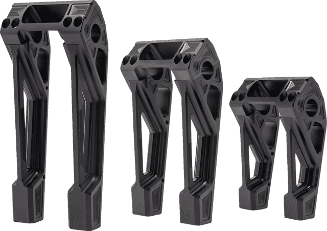KODLIN USA 0602-1424 Fastback Risers - 10" - Black — image 7 of 10