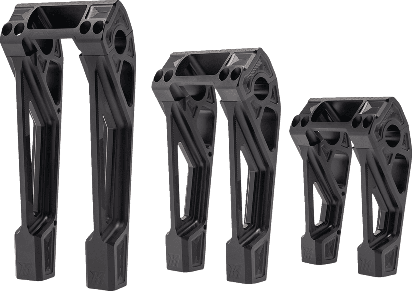 KODLIN USA 0602-1426 Fastback Risers - 6" - Black — image 10 of 11
