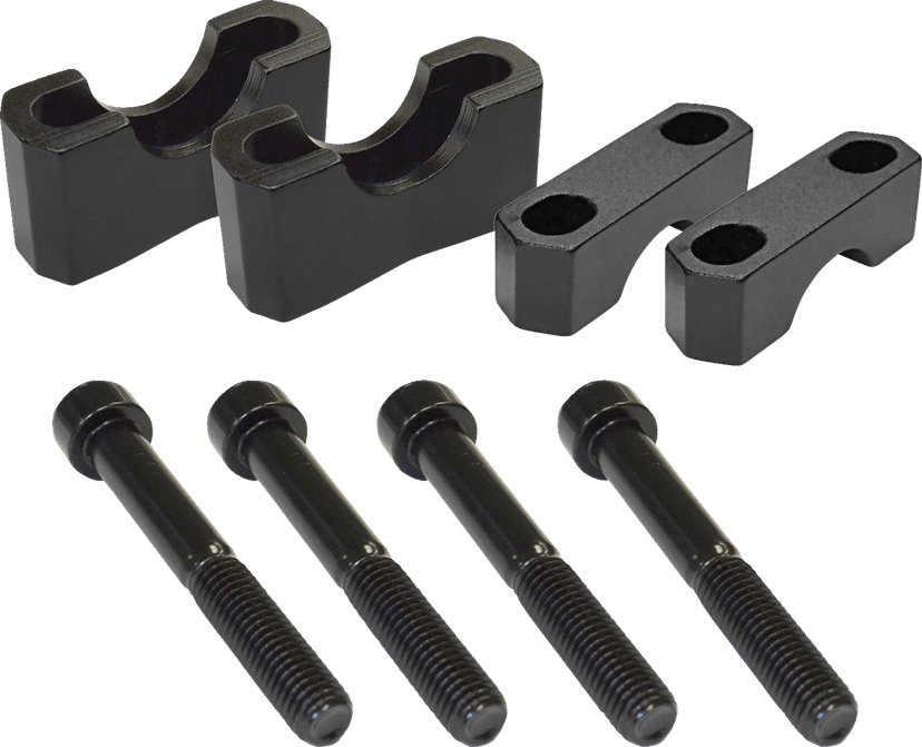 POWERMADD 0602-1430 Universal 7/8" Bar Risers w/ Bolts - 1" — image 1 of 3
