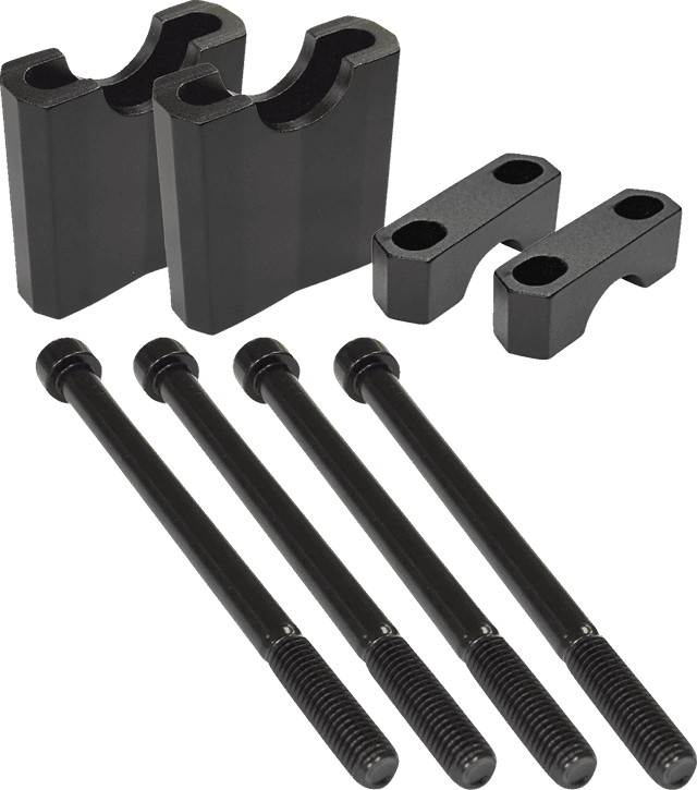 POWERMADD 0602-1432 Universal 7/8" Bar Risers w/ Bolts - 2" — image 1 of 2