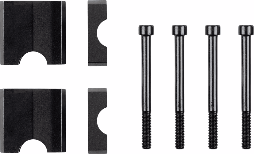 POWERMADD 0602-1432 Universal 7/8" Bar Risers w/ Bolts - 2" — image 2 of 2