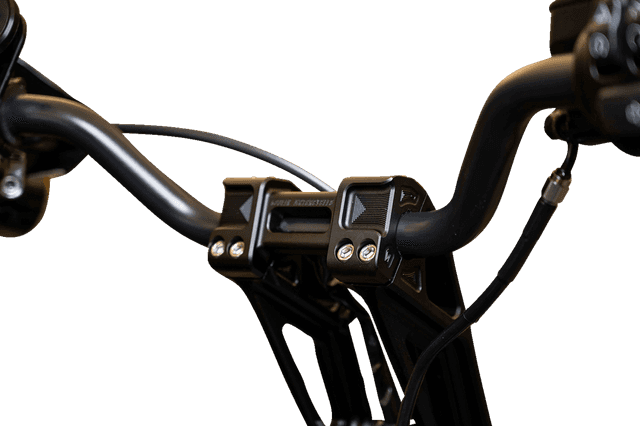 KODLIN USA 0602-1458 Fastback Risers - Includes Clamp - 10" - Black — image 5 of 6