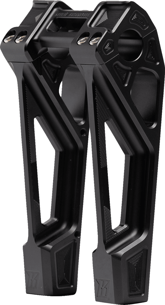 KODLIN USA 0602-1459 Fastback Risers - Includes Clamp - 8" - Black — image 1 of 3