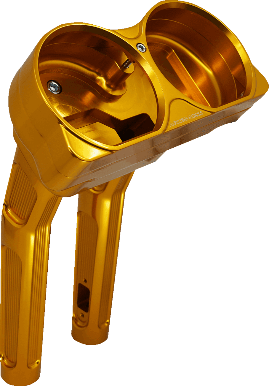 ARLEN NESS 0602-1484 Method Kickback Handlebar Riser - 10" - Gold