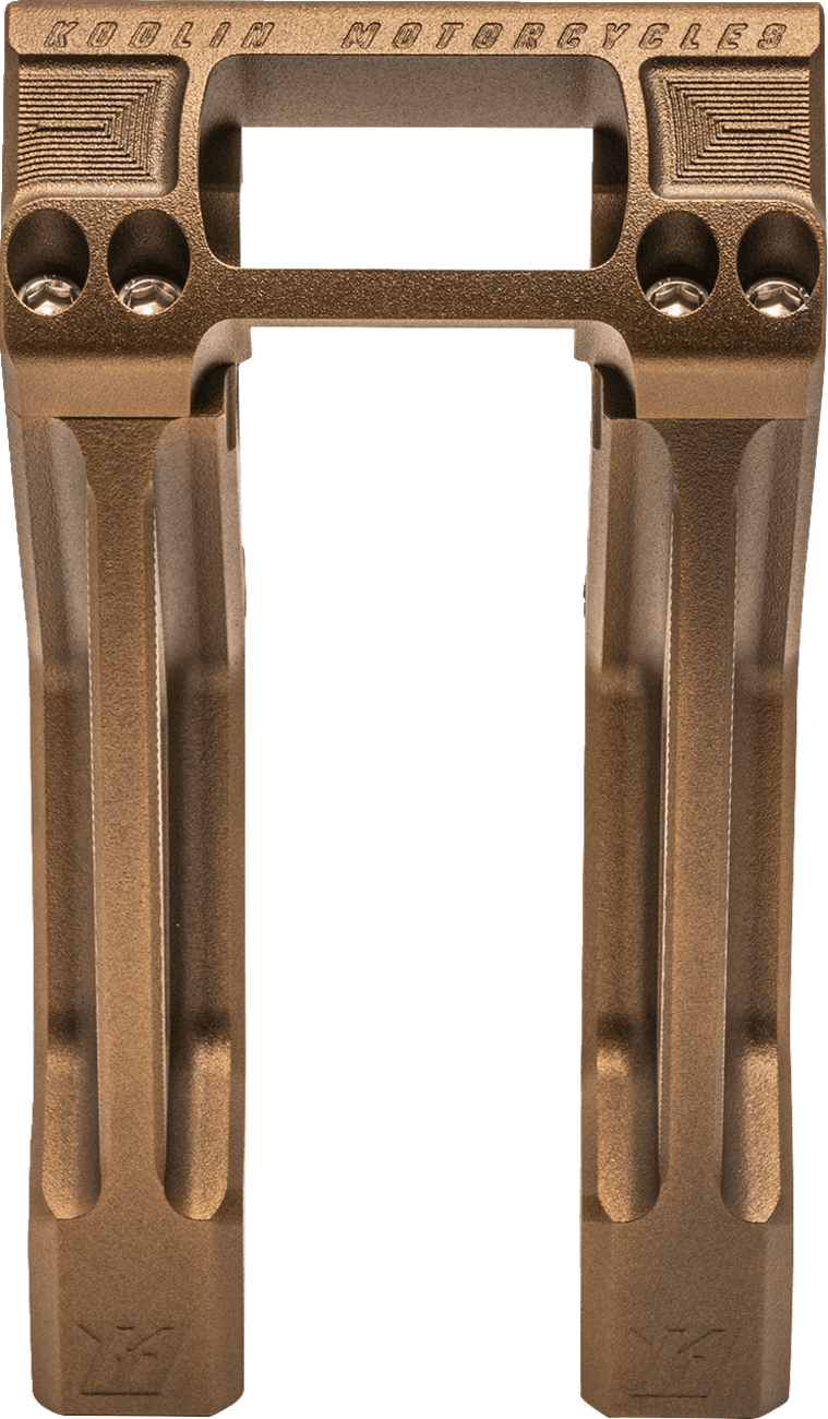 KODLIN USA 0602-1521 Fastback Risers - 8" - Bronze — image 3 of 4