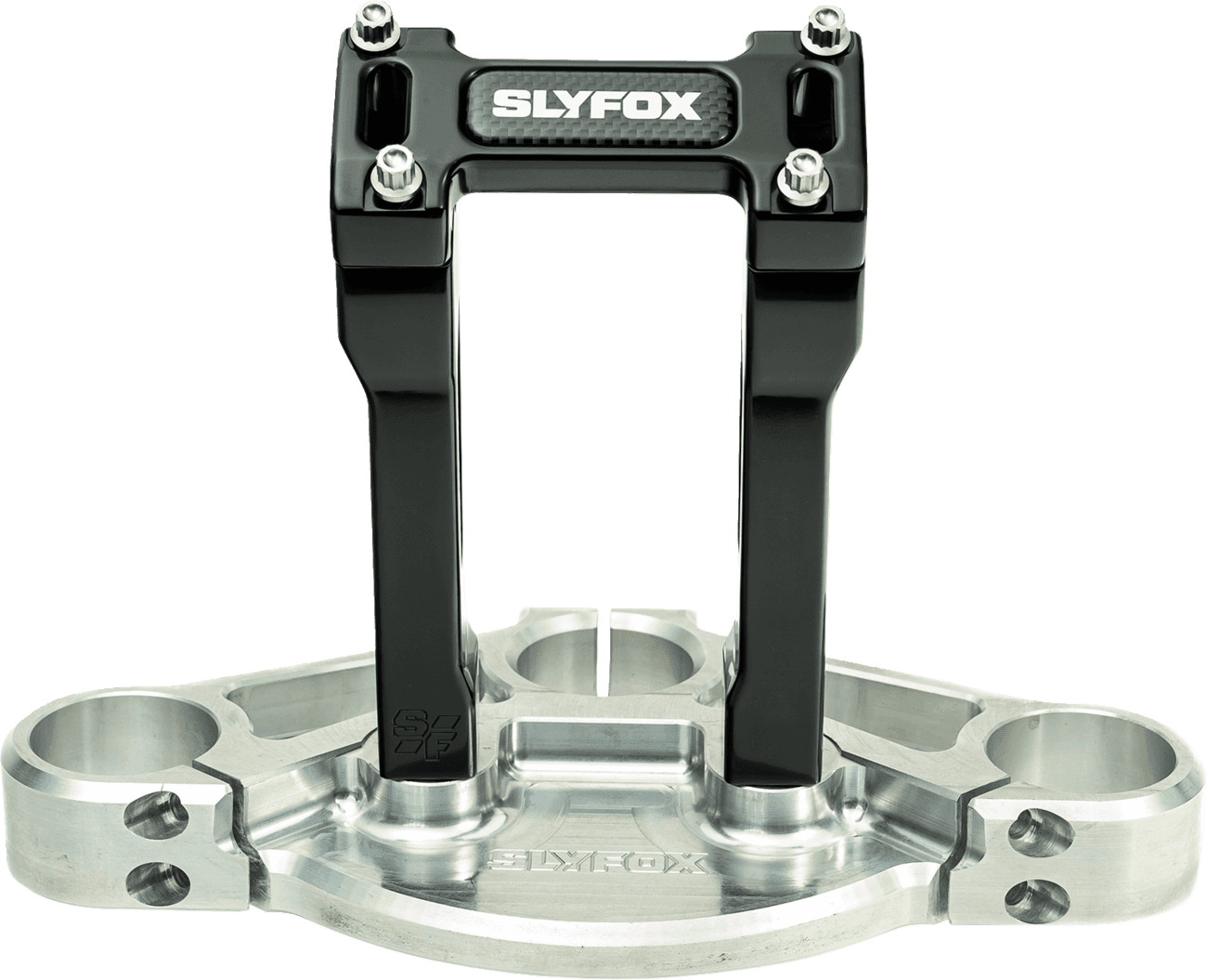 SLYFOX 06021523 Handlebar Riser Kit - Straight - 1" Clamping - 6" Rise - Black