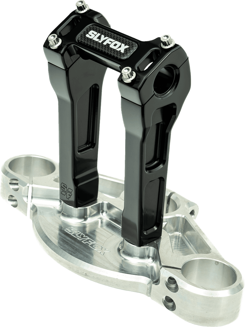 SLYFOX 06021523 Handlebar Riser Kit - Straight - 1" Clamping - 6" Rise - Black — image 2 of 2