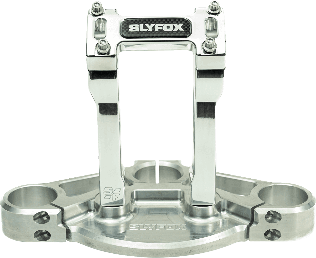 SLYFOX 06021524 Handlebar Riser Kit - Straight - 1" Clamping - 6" Rise - Raw