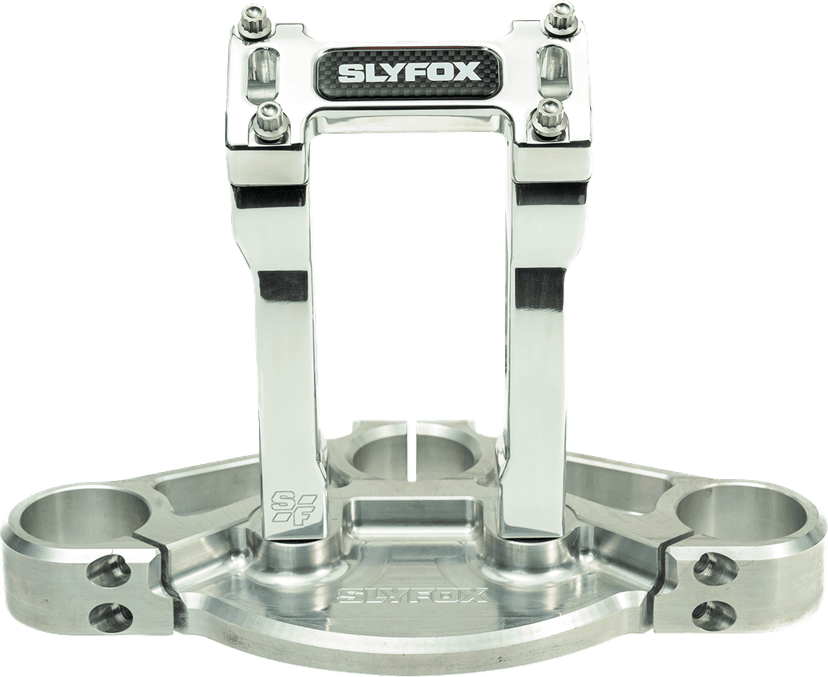 SLYFOX 06021524 Handlebar Riser Kit - Straight - 1" Clamping - 6" Rise - Raw — image 1 of 2