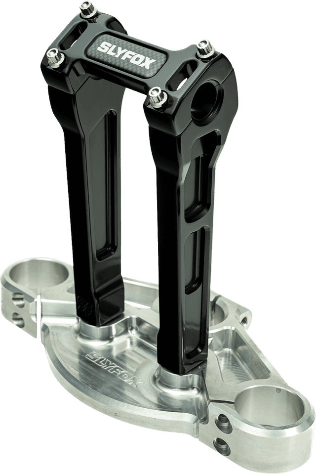 SLYFOX 06021525 Handlebar Riser Kit - Straight - 1" Clamping - 8" Rise - Black — image 2 of 2