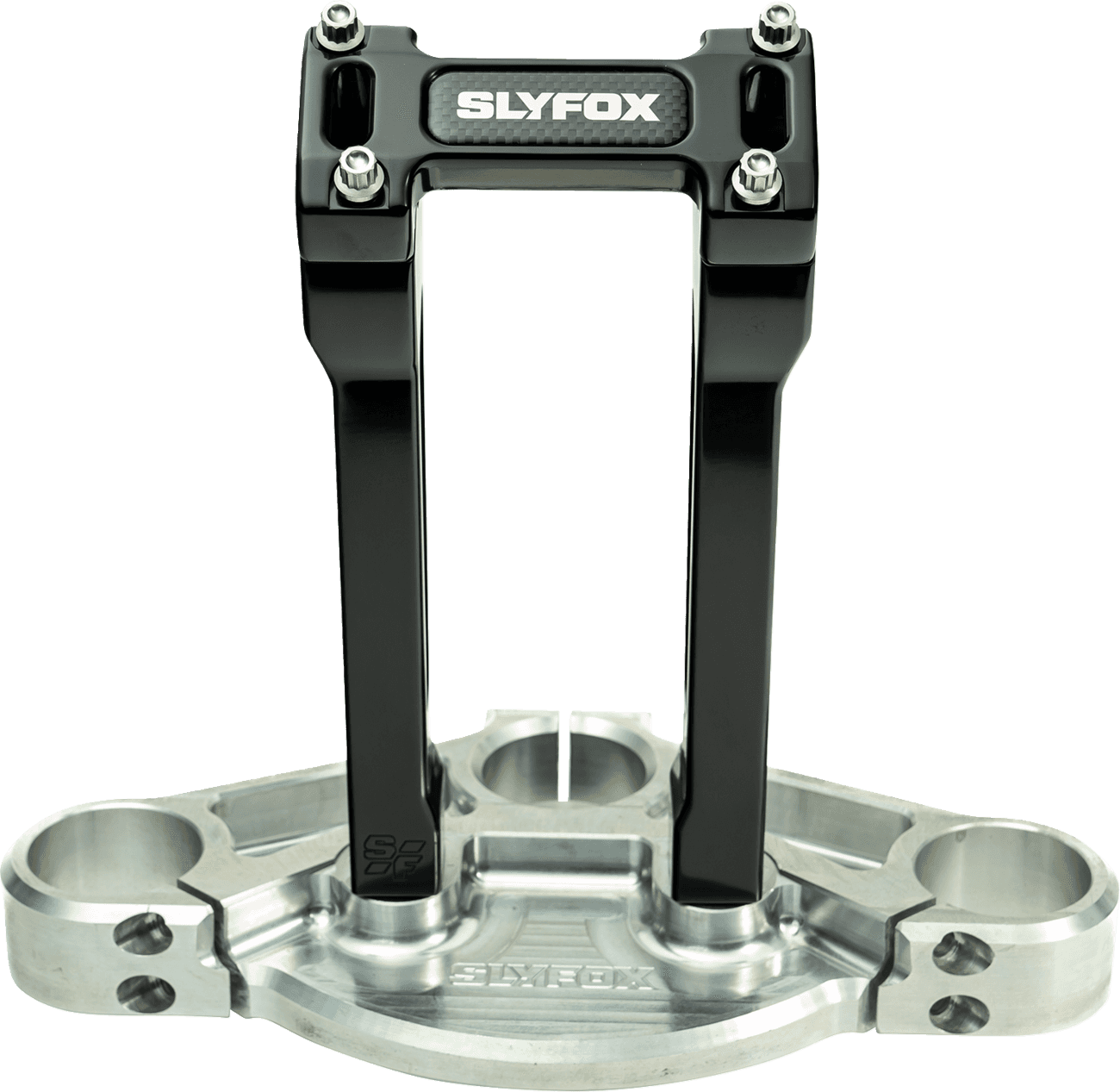 SLYFOX 06021525 Handlebar Riser Kit - Straight - 1" Clamping - 8" Rise - Black
