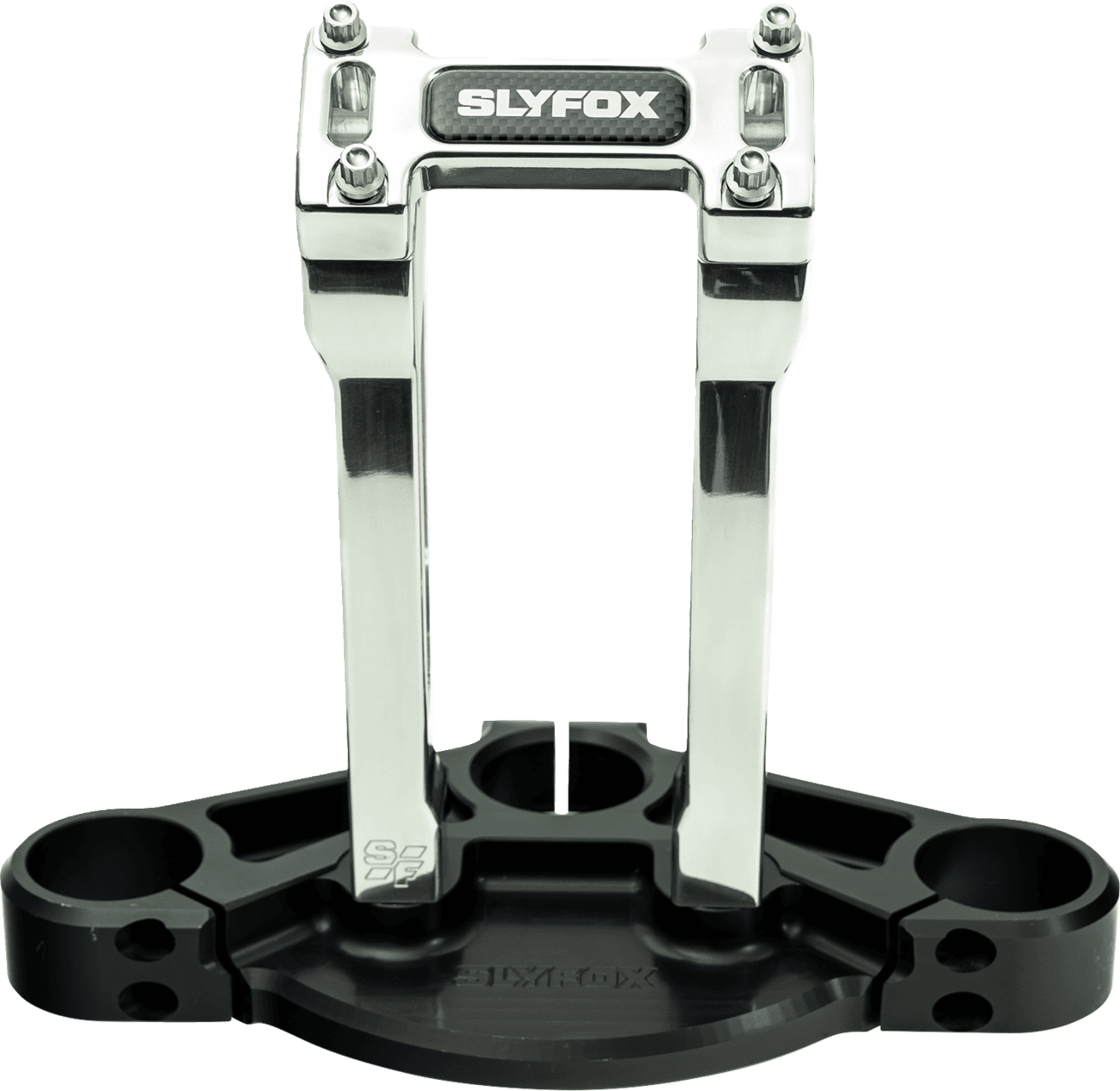 SLYFOX 06021526 Handlebar Riser Kit - Straight - 1" Clamping - 8" Rise - Raw