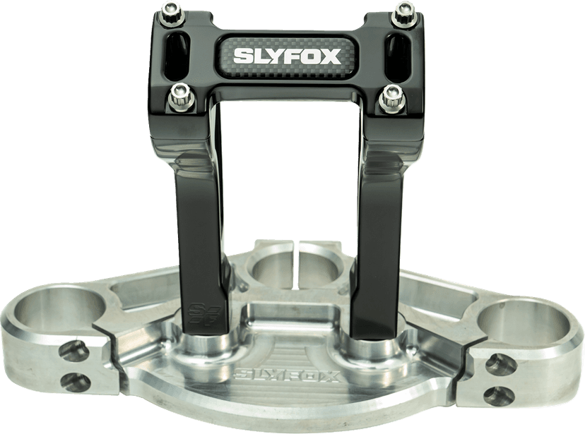 SLYFOX 06021529 Handlebar Riser Kit - Pullback - 1" Clamping - 6" Rise - Black — image 1 of 2