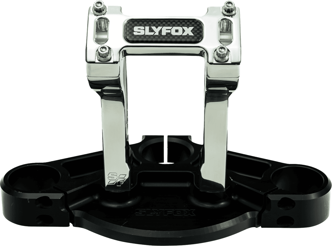 SLYFOX 06021530 Handlebar Riser Kit - Pullback - 1" Clamping - 6" Rise - Raw