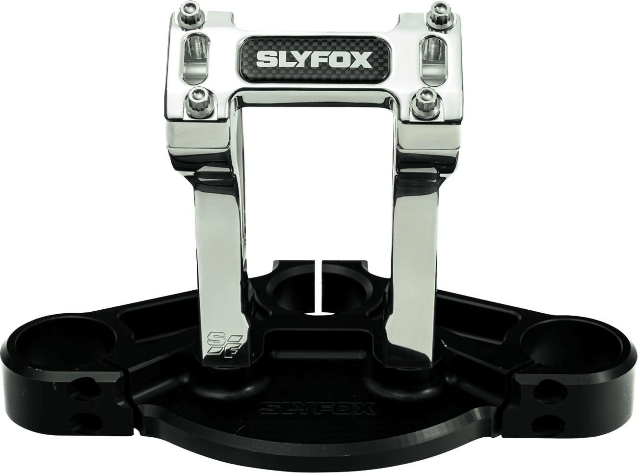 SLYFOX 06021530 Handlebar Riser Kit - Pullback - 1" Clamping - 6" Rise - Raw