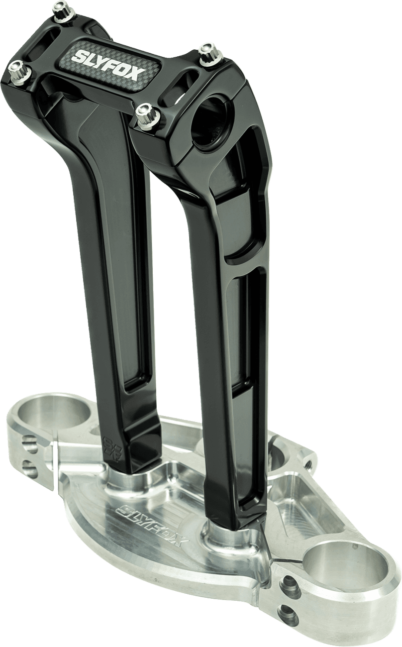 SLYFOX 06021533 Handlebar Riser Kit - Pullback - 1" Clamping - 10" Rise - Black — image 2 of 2