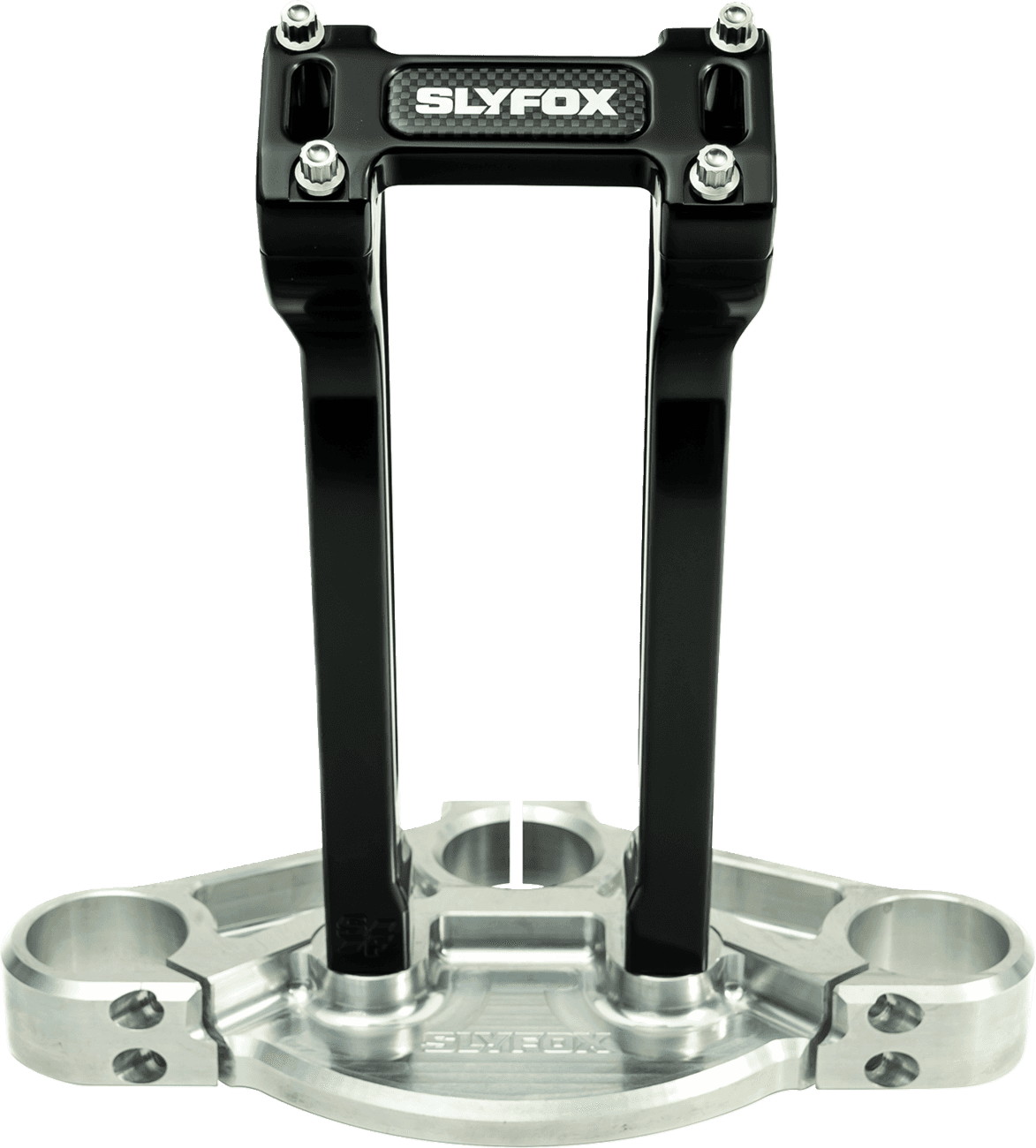 SLYFOX 06021533 Handlebar Riser Kit - Pullback - 1" Clamping - 10" Rise - Black