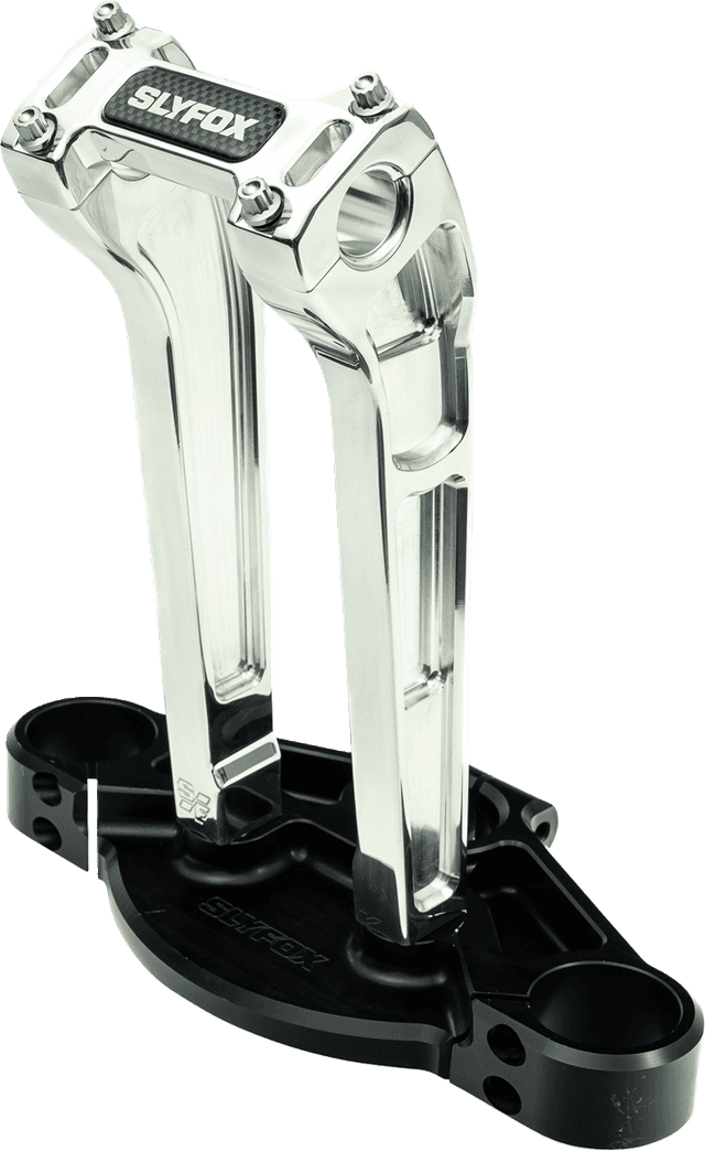 SLYFOX 06021534 Handlebar Riser Kit - Pullback - 1" Clamping - 10" Rise - Raw — image 2 of 2