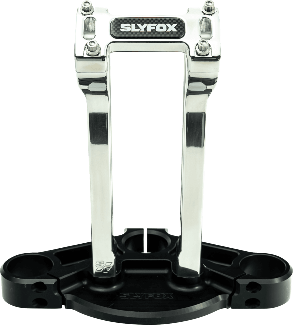SLYFOX 06021534 Handlebar Riser Kit - Pullback - 1" Clamping - 10" Rise - Raw