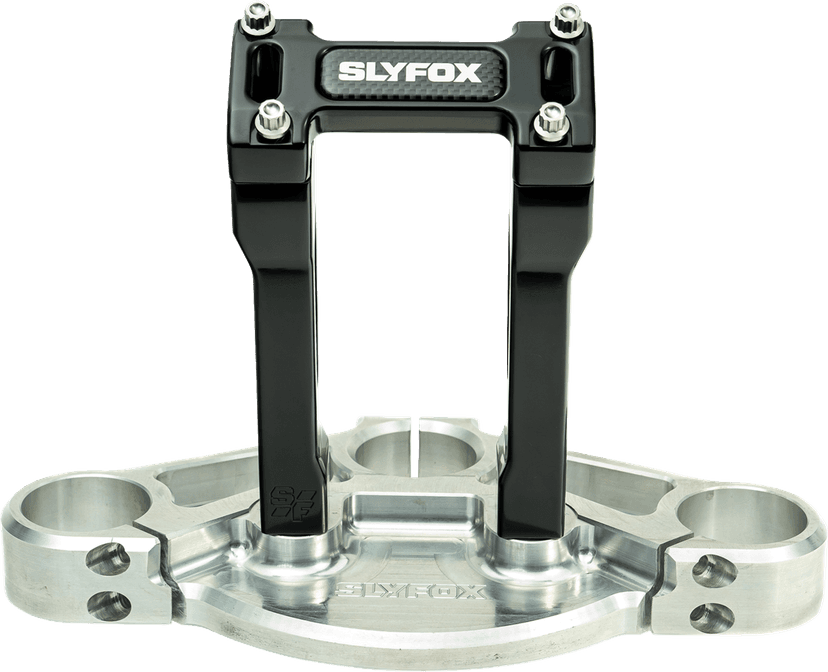 SLYFOX 06021535 Handlebar Riser Kit - Straight - 1-1/8" Clamping - 6" Rise - Black — image 1 of 2