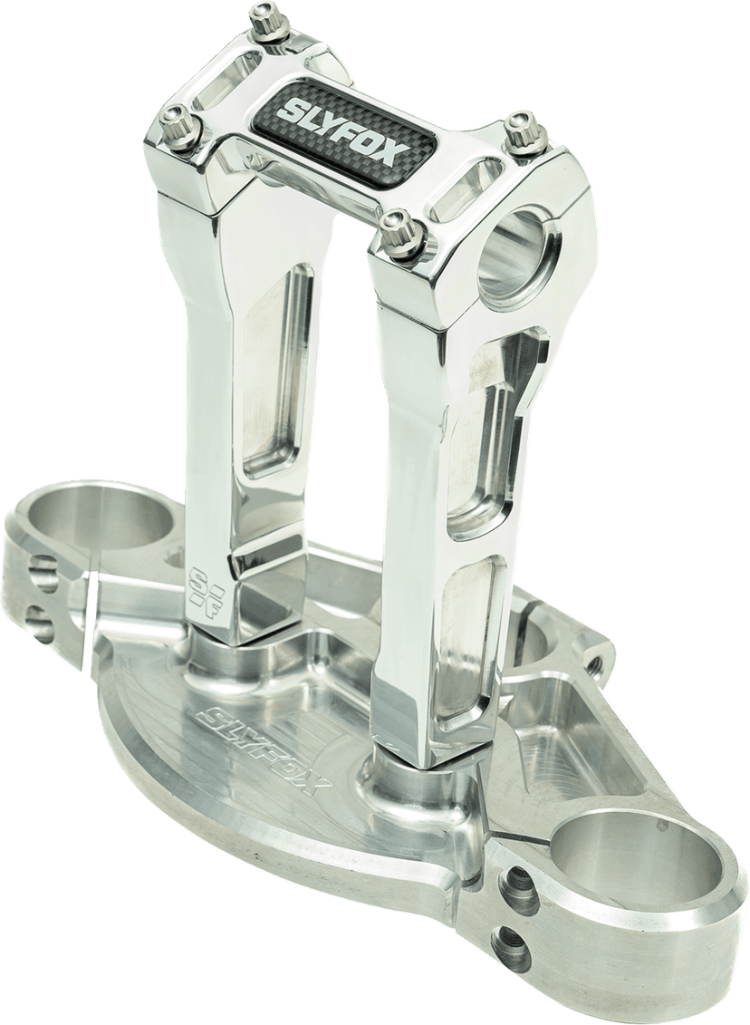 SLYFOX 06021536 Handlebar Riser Kit - Straight - 1-1/8" Clamping - 6" Rise - Raw — image 2 of 2