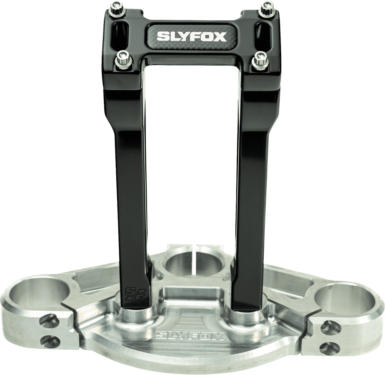 SLYFOX 06021537 Handlebar Riser Kit - Straight - 1-1/8" Clamping - 8" Rise - Black