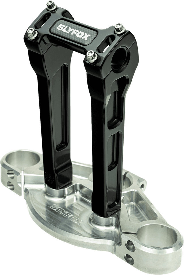 SLYFOX 06021537 Handlebar Riser Kit - Straight - 1-1/8" Clamping - 8" Rise - Black — image 2 of 2