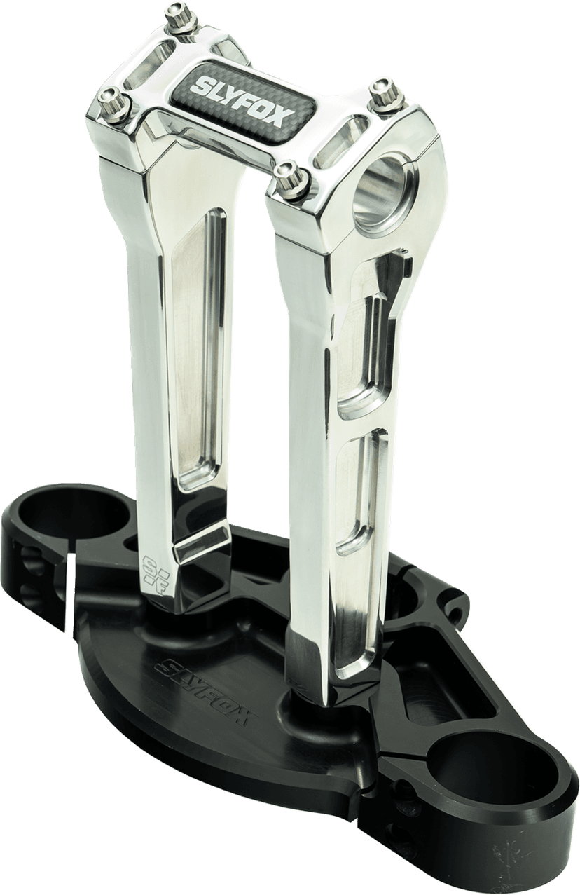 SLYFOX 06021538 Handlebar Riser Kit - Straight - 1-1/8" Clamping - 8" Rise - Raw — image 2 of 2