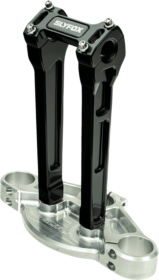 SLYFOX 06021539 Handlebar Riser Kit - Straight - 1-1/8" Clamping - 10" Rise - Black — image 2 of 2