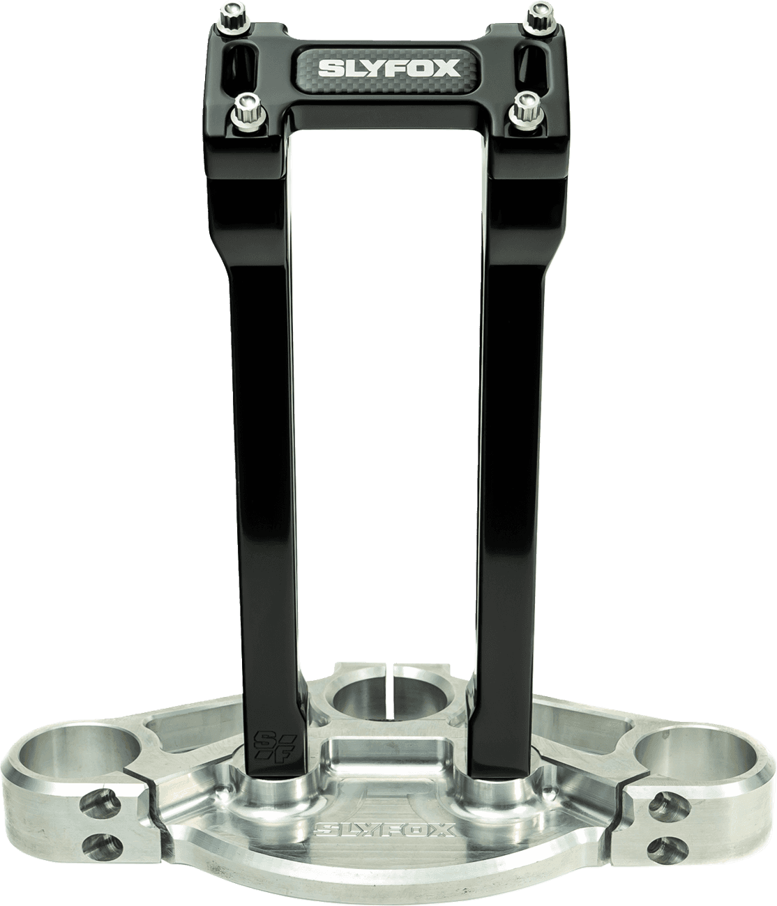 SLYFOX 06021539 Handlebar Riser Kit - Straight - 1-1/8" Clamping - 10" Rise - Black