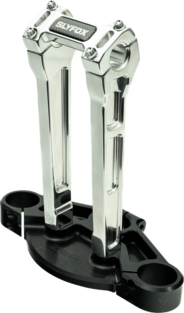 SLYFOX 06021540 Handlebar Riser Kit - Straight - 1-1/8" Clamping - 10" Rise - Raw — image 2 of 2