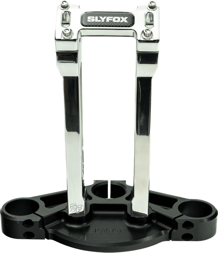 SLYFOX 06021540 Handlebar Riser Kit - Straight - 1-1/8" Clamping - 10" Rise - Raw — image 1 of 2