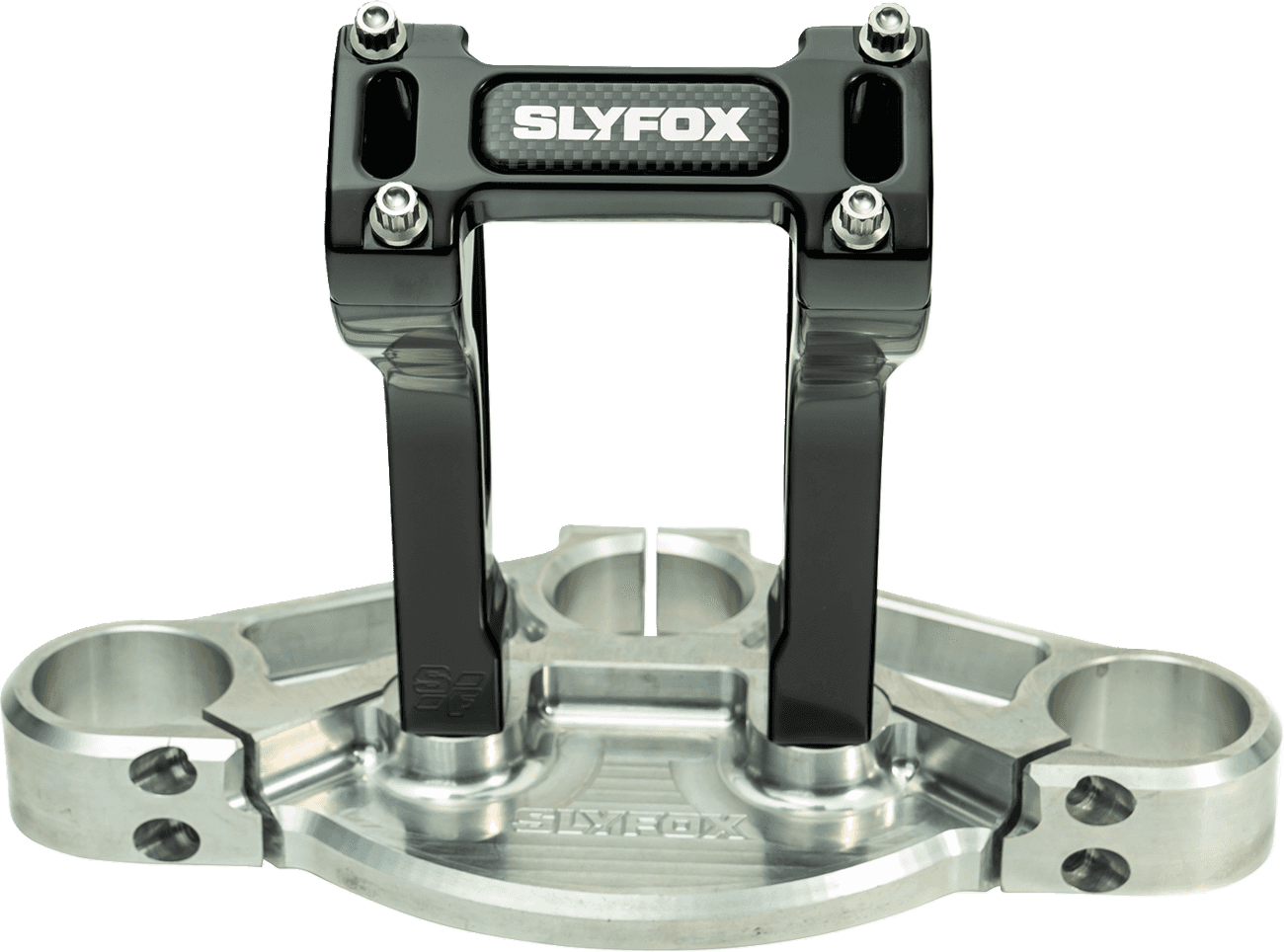 SLYFOX 06021541 Handlebar Riser Kit - Pullback - 1-1/8" Clamping - 6" Rise - Black
