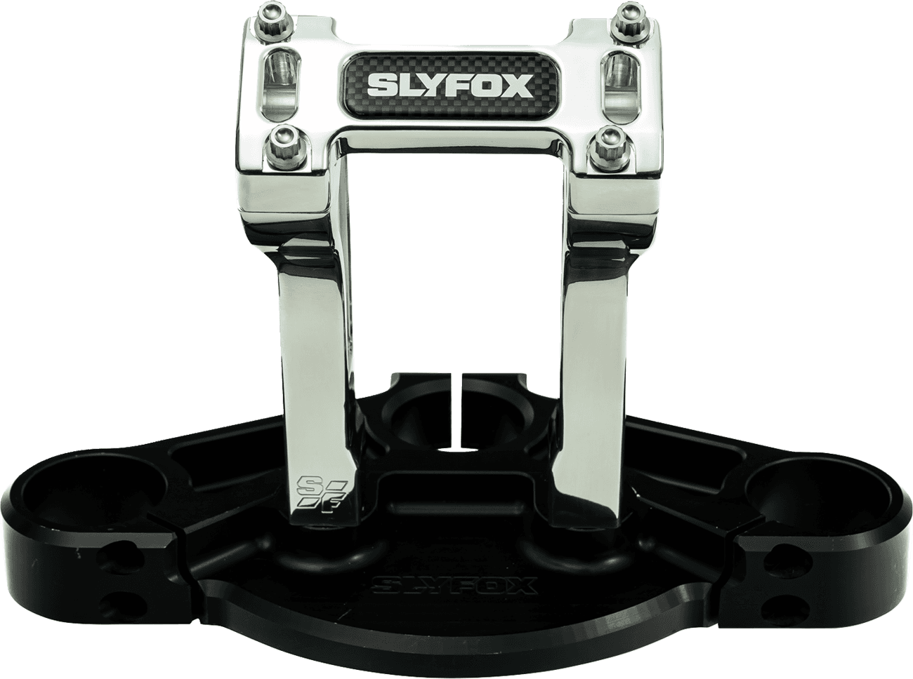 SLYFOX 06021542 Handlebar Riser Kit - Pullback - 1-1/8" Clamping - 6" Rise - Raw