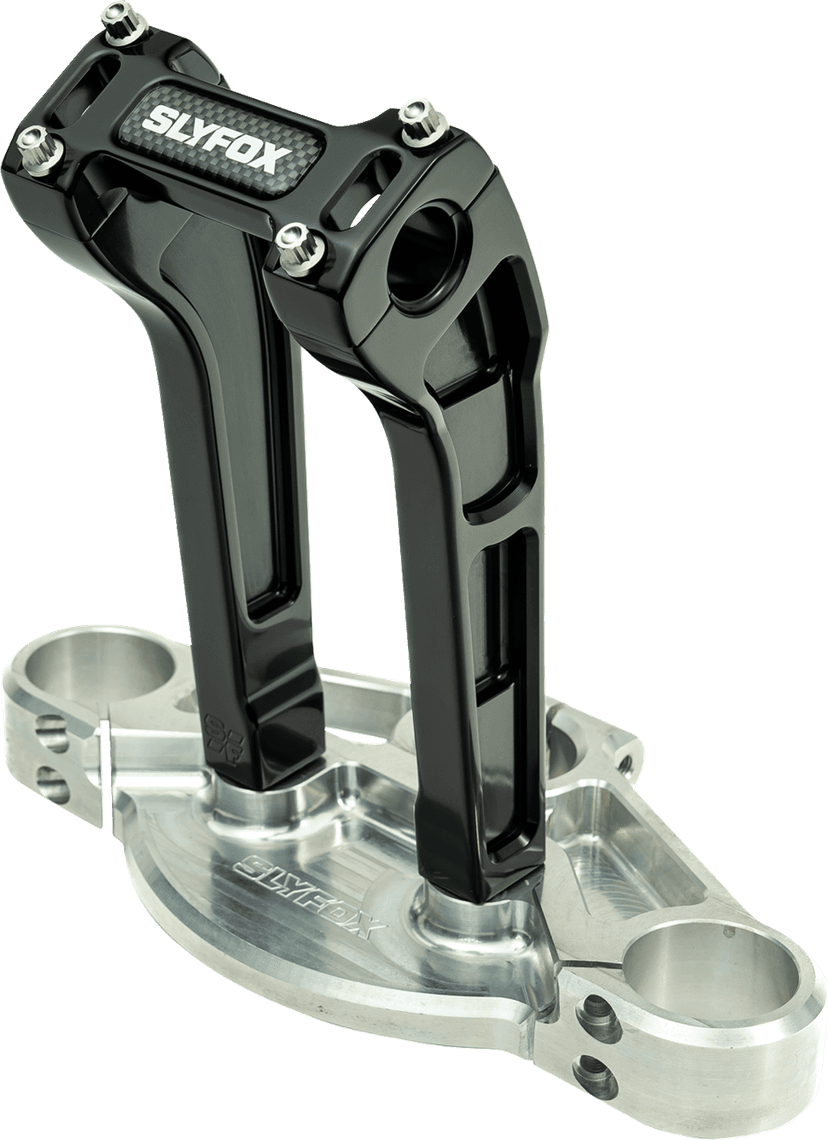 SLYFOX 06021543 Handlebar Riser Kit - Pullback - 1-1/8" Clamping - 8" Rise - Black — image 2 of 2