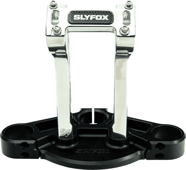 SLYFOX 06021544 Handlebar Riser Kit - Pullback - 1-1/8" Clamping - 8" Rise - Raw — image 1 of 2