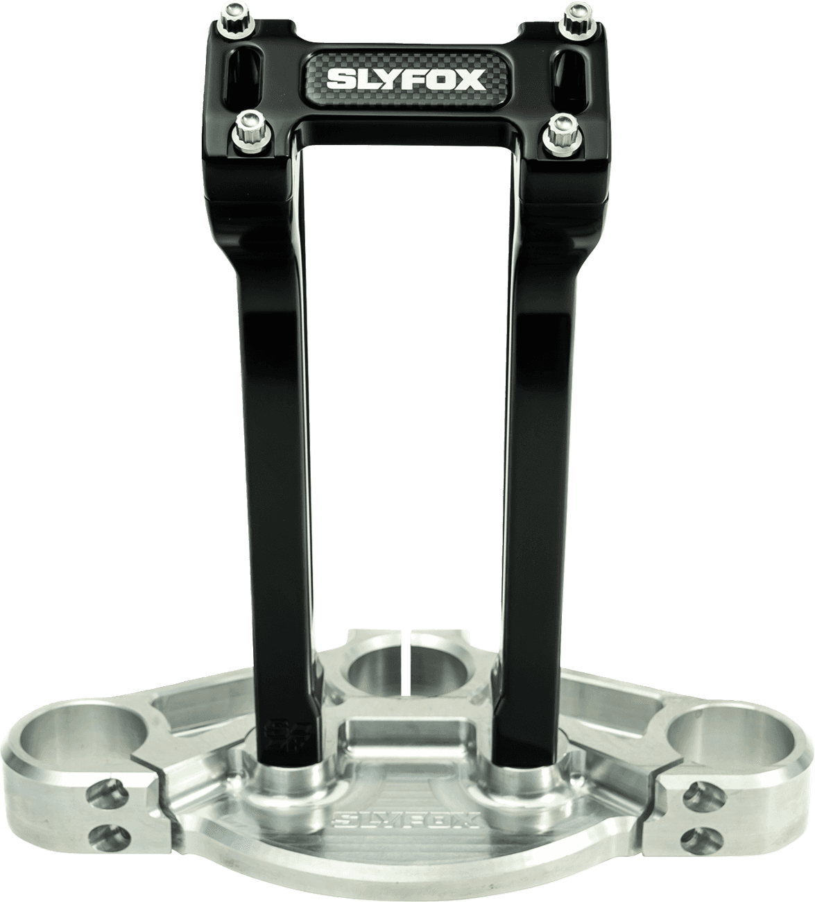 SLYFOX 06021545 Handlebar Riser Kit - Pullback - 1-1/8" Clamping - 10" Rise - Black