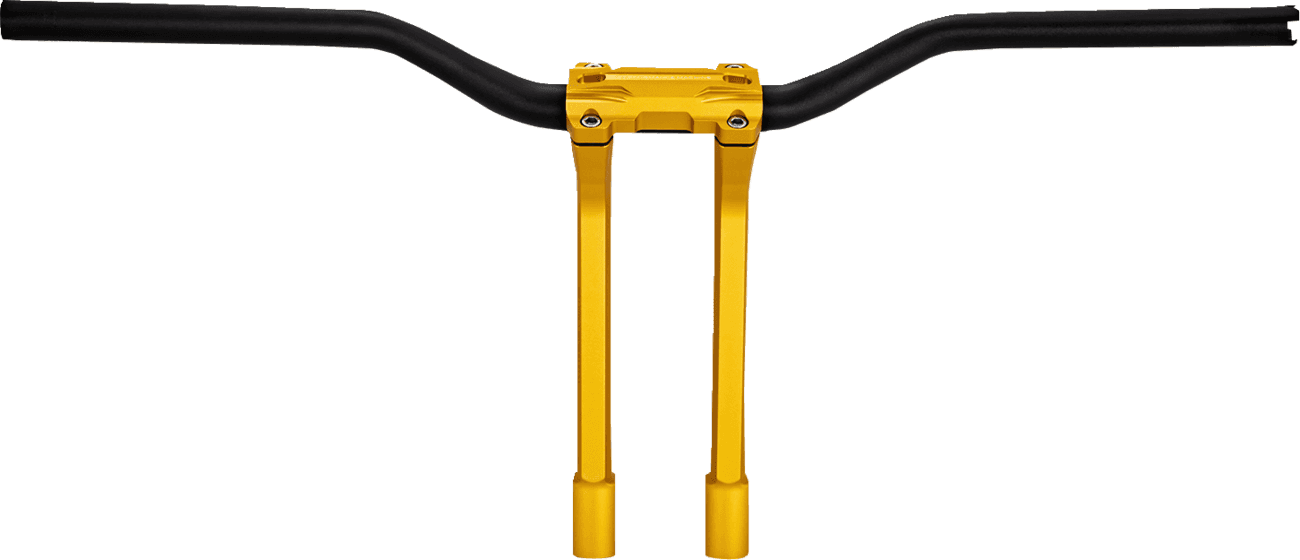 PERFORMANCE MACHINE (PM) 06021567 Phatbar & Riser Kit - Internal Wiring - 11-1/2" - Gold Ops