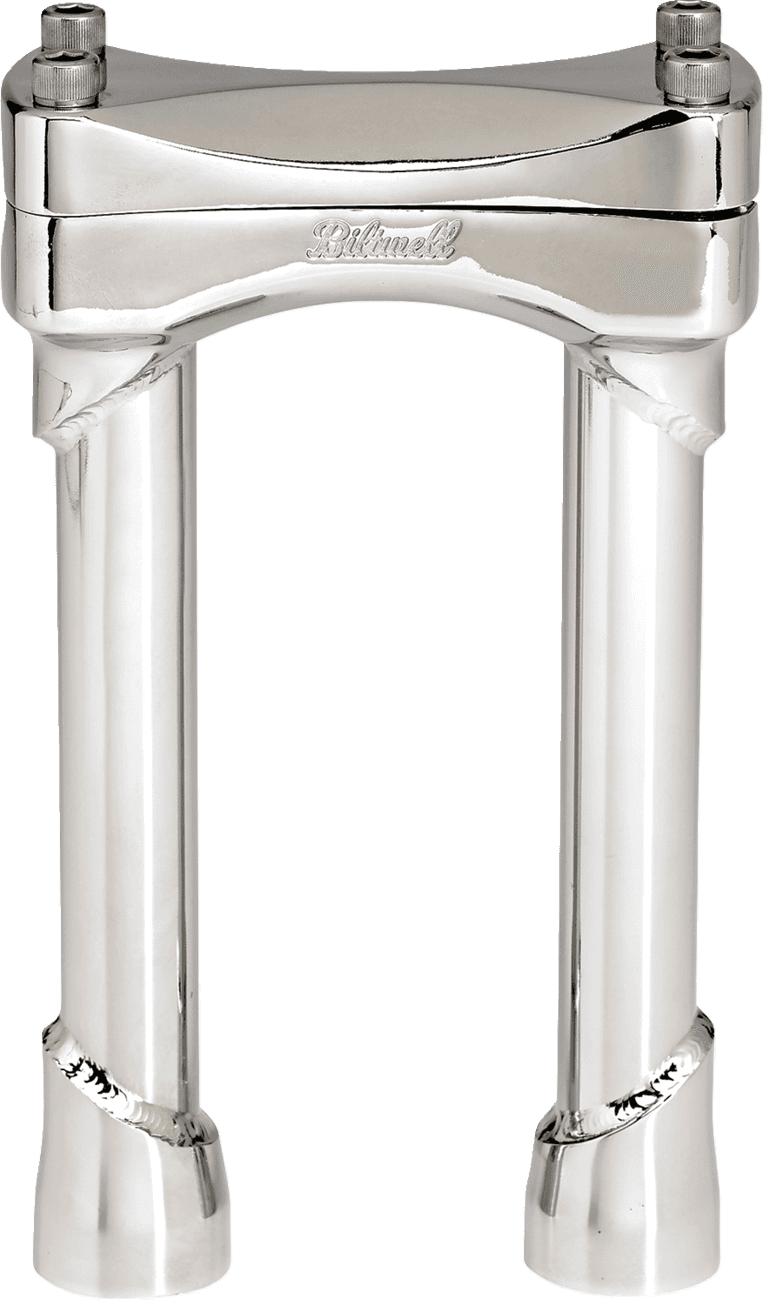 BILTWELL 0602-1568 Murdock Handlebar Risers - 8" - Chrome